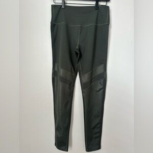Splits59 Dark Green High-Waist Panel Leggings
